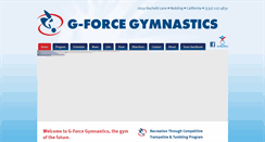 Desktop Screenshot of g-forcegymnastics.com
